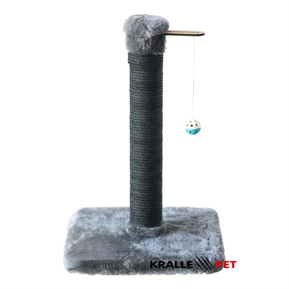 KRALLE TEK TABAN OYUNCAKLI KEDİ TIRMALAMA 1045MODEL KOYU GRİ