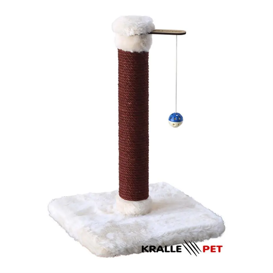 KRALLE TEK TABAN OYUNCAKLI KEDİ TIRMALAMA 1045MODEL KREM