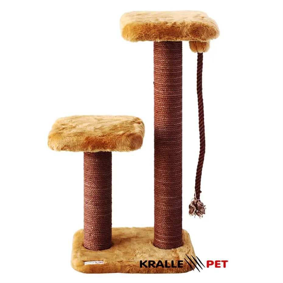 KRALLE ÇİFT OTURAKLI KEDİ TIMALAMA 1035MODEL AÇIK KAHVE