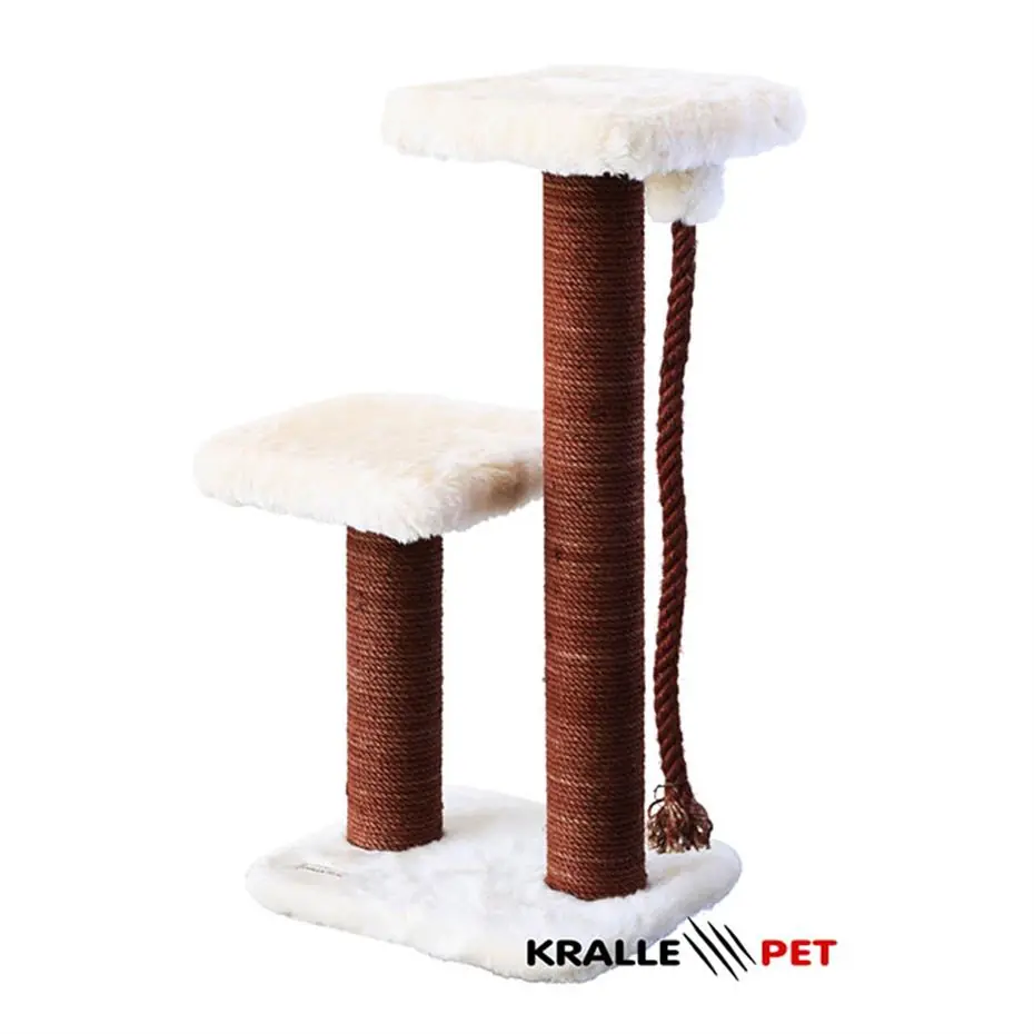 KRALLE ÇİFT OTURAKLI KEDİ TIMALAMA 1035MODEL KREM