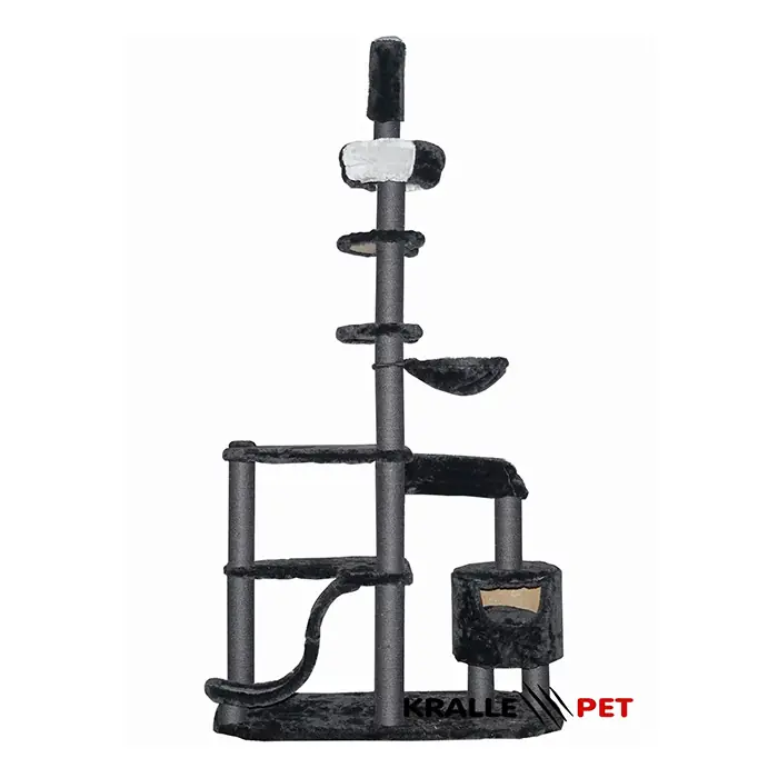 KRALLE ÇOK KATLI KEDİ TIRMALAMA 1041MODEL KOYU GRİ