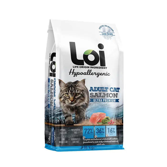 LOİ SOMON BALIKLI YETİŞKİN KEDİ MAMASI 15KG