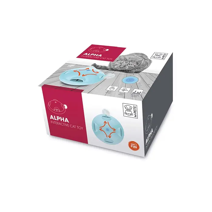 M-PETS ALPHA İNTERAKTİF KEDİ OYUNCAĞI MAVİ
