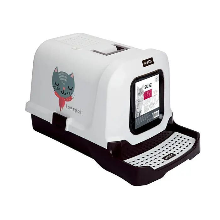 M-PETS SUEZ LOVE/CAT KAPALI KEDİ TUVALETİ 69X42X41CM