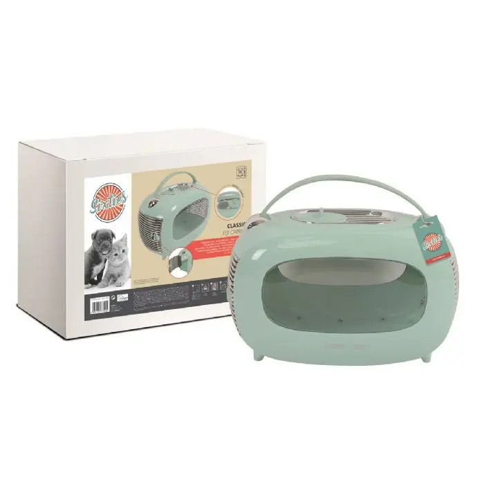 M-PETS SİXTİES CLASSİC KEDİ VE KÜÇÜK IRK KÖPEK TAŞIMA ÇANTASI 48X29X30 MAVİ