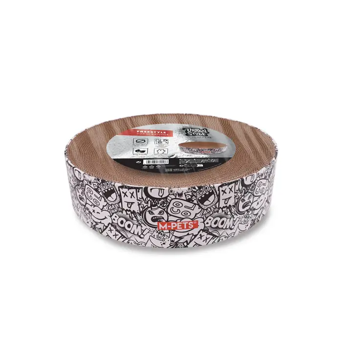 M-PETS URBAN STYLE FREESTYLE KARTON TIRMALAMA SİYAH-BEYAZ