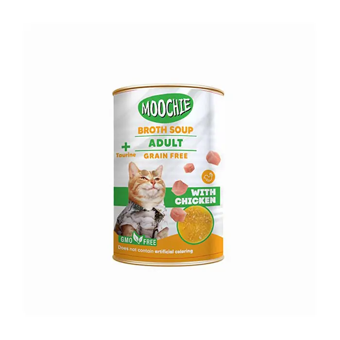 MOOCHIE TAVUK ETLİ TAHILSIZ YETİŞKİN KEDİ ÇORBASI 135ML