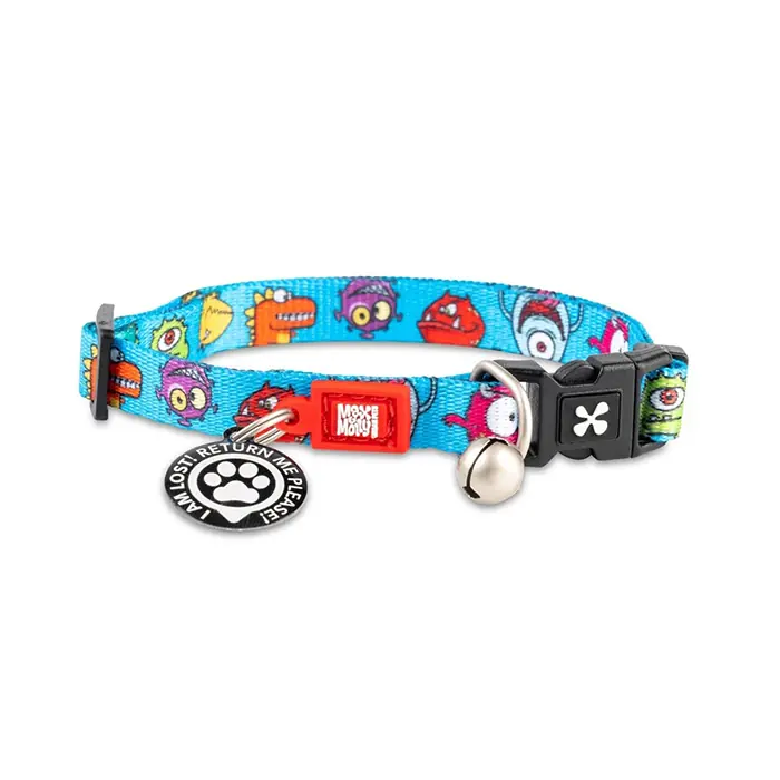 MAX & MOLLY SMART ID LİTTLE MONSTERS KEDİ BOYUN TASMASI