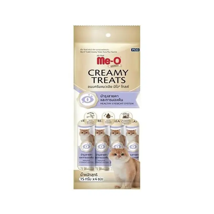 ME-O GOLD CREAMY TON BALIĞI VE TAURİN KEDİ ÖDÜLÜ 4X15GR