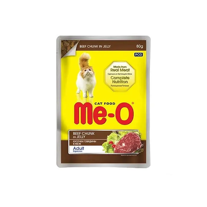 ME-O POUCH DANA ETLİ YETİŞKİN KEDİ YAŞ MAMASI 80GR
