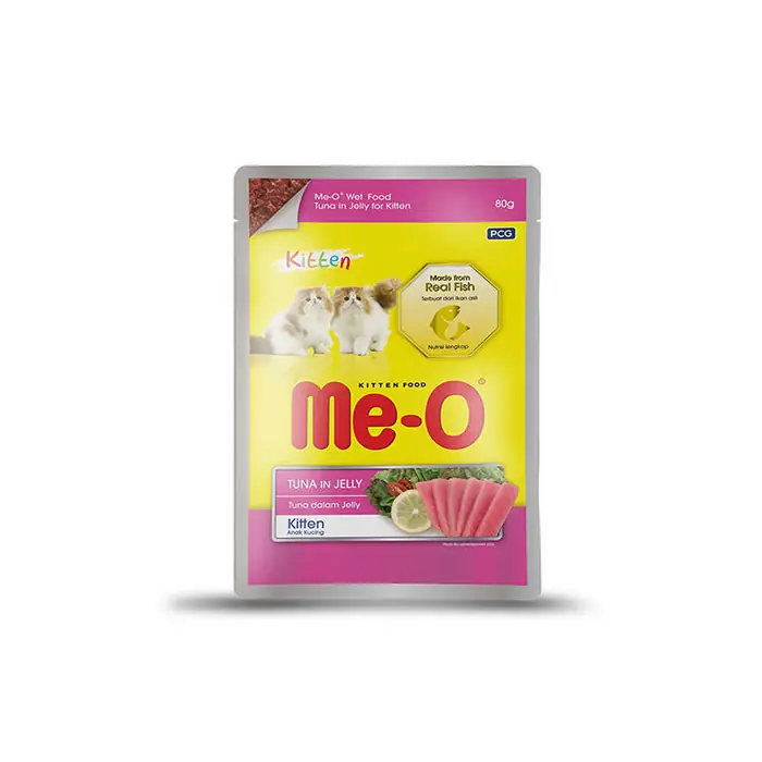 ME-O POUCH KİTTEN TON BALIKLI YAVRU KEDİ YAŞ MAMASI 80GR