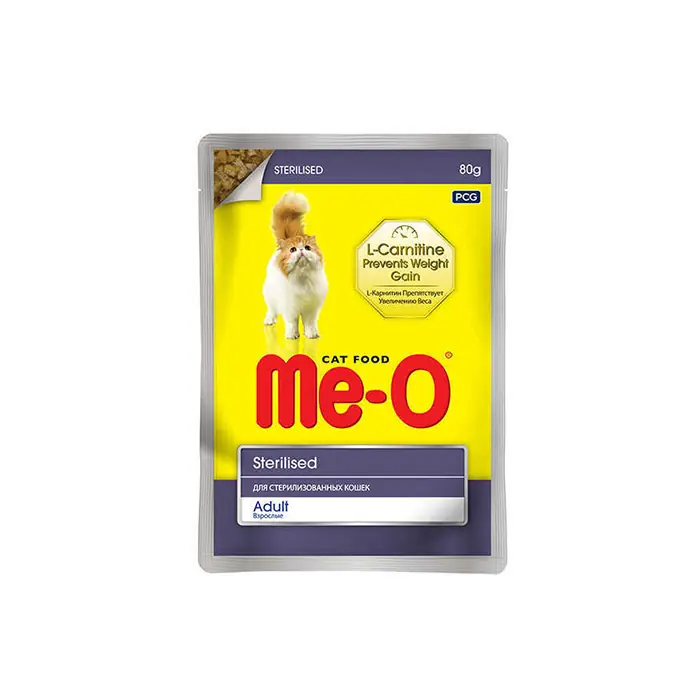ME-O POUCH TAVUK ETLİ KISIRLAŞTIRILMIŞ KEDİ YAŞ MAMASI 80GR