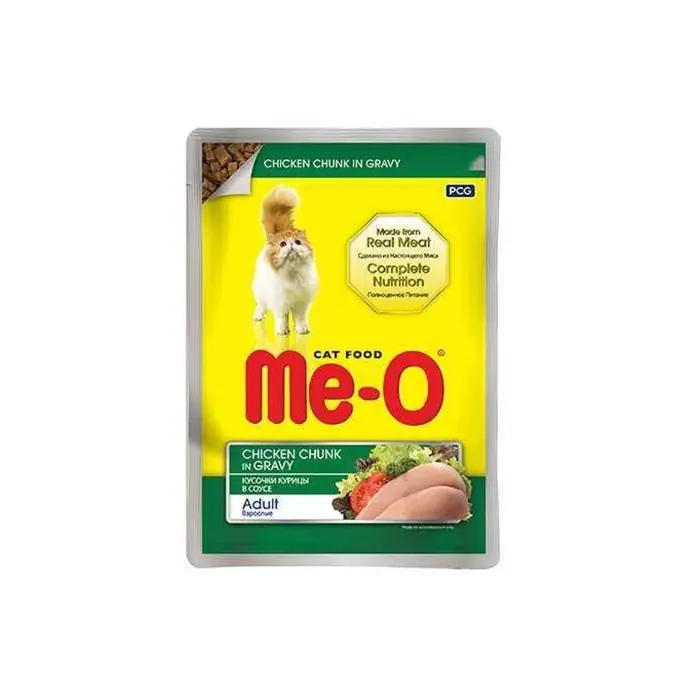 ME-O POUCH TAVUK ETLİ YETİŞKİN KEDİ YAŞ MAMASI 80GR