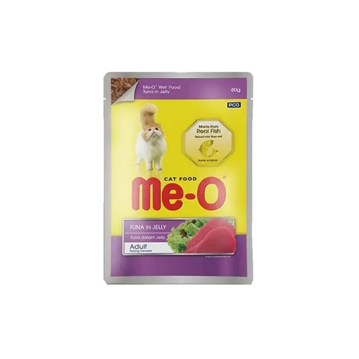 ME-O POUCH TON BALIKLI YETİŞKİN KEDİ YAŞ MAMASI 80GR