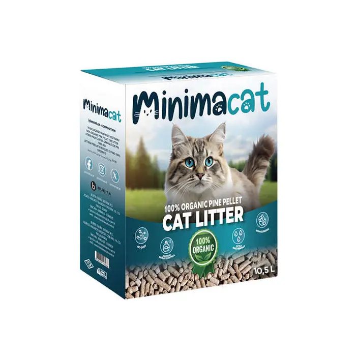 MİNİMACAT DOĞAL PELET KEDİ KUMU 10,5 LT