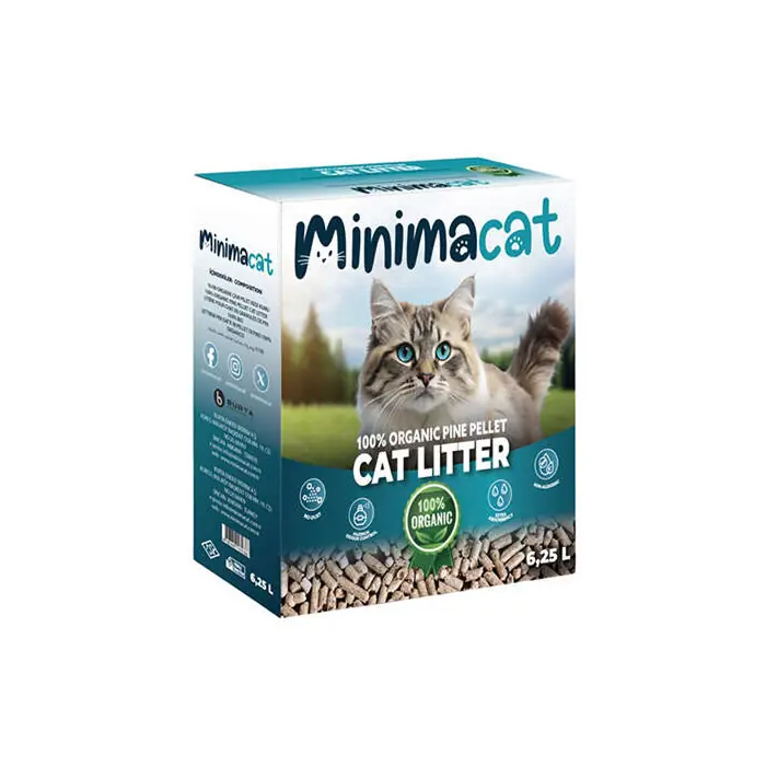 MİNİMACAT DOĞAL PELET KEDİ KUMU 6,25 LT