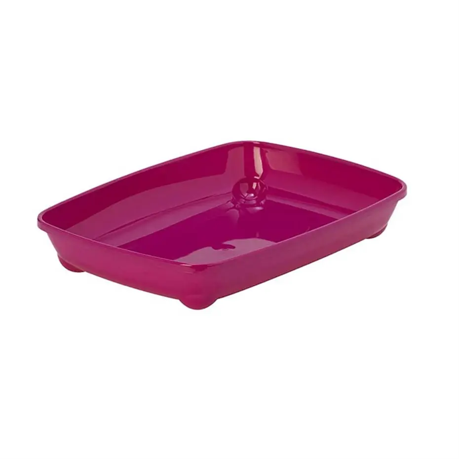 MODERNA AÇIK YAVRU KEDİ TUVALETİ FUŞYA 37CM