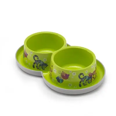 MODERNA TRENDY İKİLİ MAMA KABI FRİENDS 2X350ML FUN GREEN