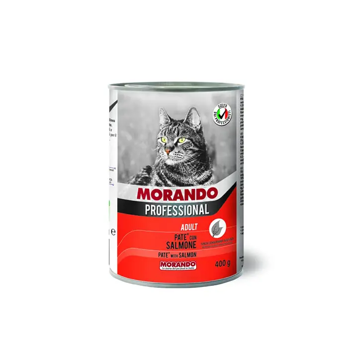 MORANDO PATE SOMON BALIKLI YETİŞKİN KEDİ KONSERVESİ 400GR