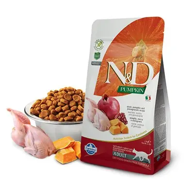 N&D BALKABAKLI BILDIRCIN ETLİ-NARLI TAHILSIZ YETİŞKİN KEDİ MAMASI 1.5 KG