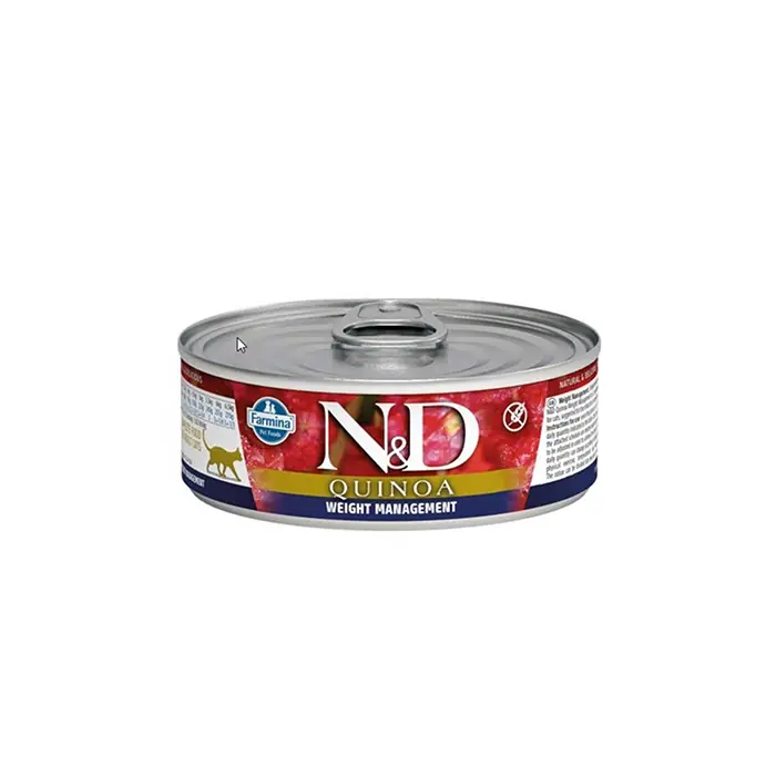 ND KİNOA WEİGHT MANAGEMENT-KUZU ETLİ KEDİ KONSERVESİ 80 GR