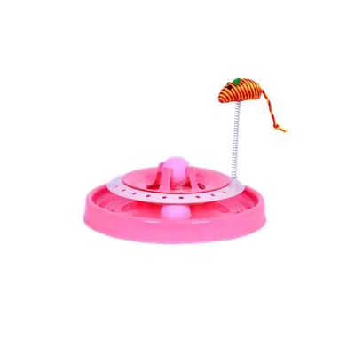 NUNBELL SİLİNDİR TOPLU FARELİ KEDİ OYUNCAĞI