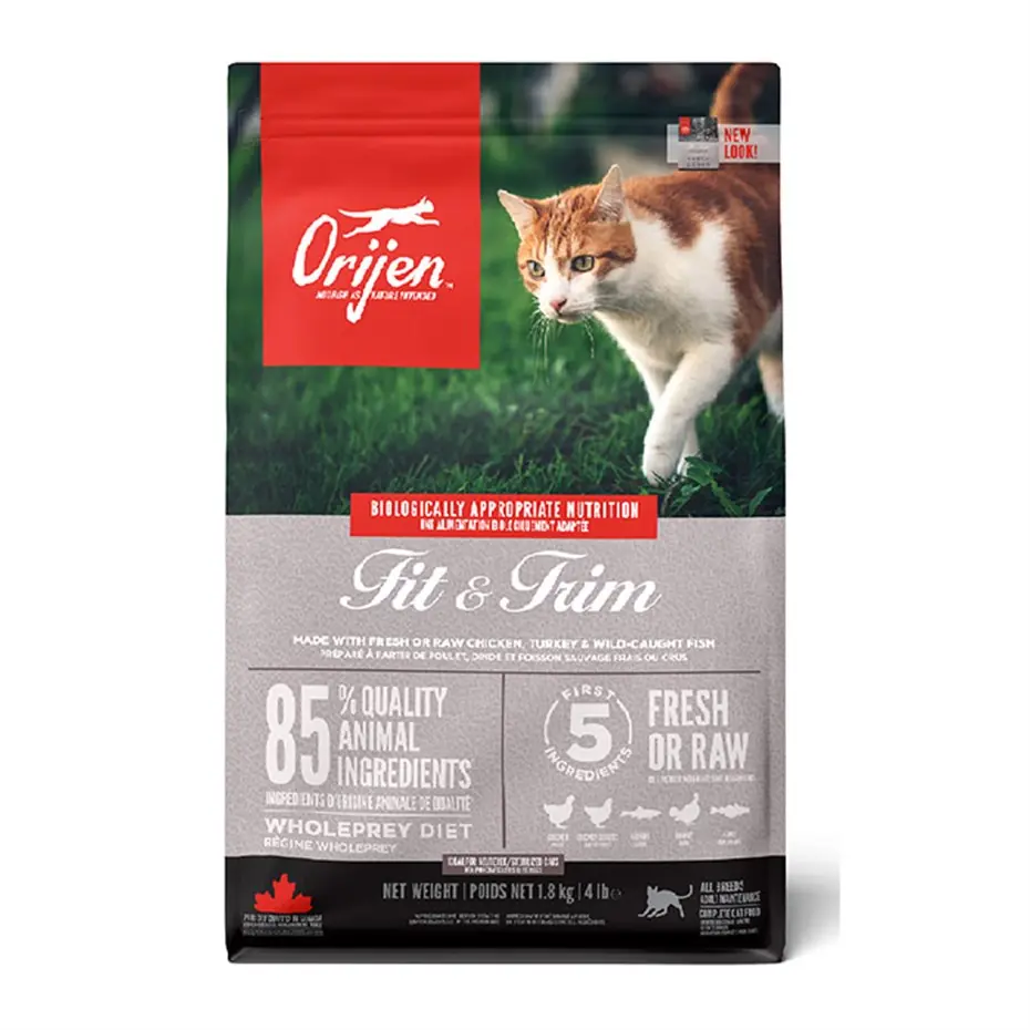 ORİJEN FİT & TRİM KİLO KONTROLÜ İÇİN KEDİ MAMASI 1,8 KG