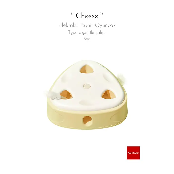 PAKEWAY CHEESE ŞARJLI HAREKETLİ KEDİ OYUNCAĞI