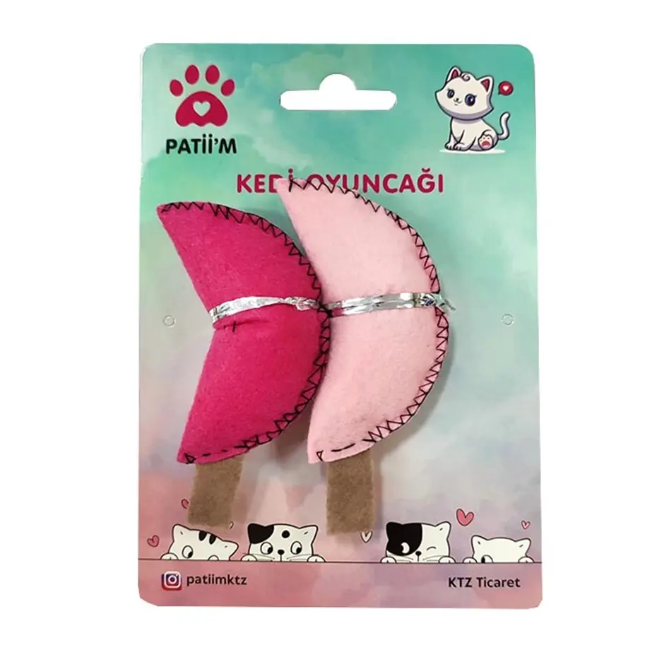 PATİİ'M CATNİPLİ HOME MADE ÇİN KURABİYESİ ŞEKİLLİ KEDİ OYUNCAĞI