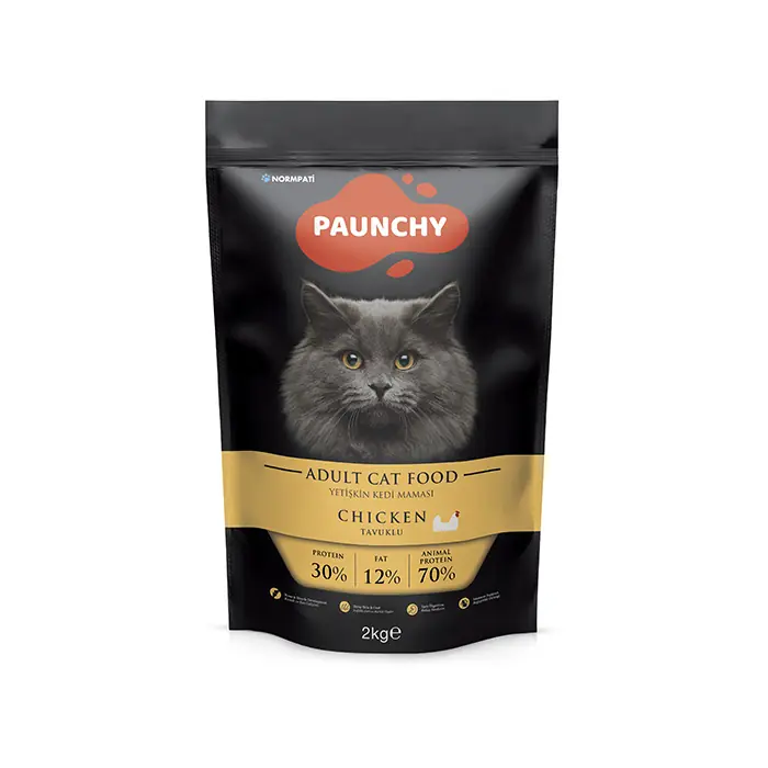 PAUNCHY TAVUKLU YETİŞKİN KEDİ MAMASI 2 KG