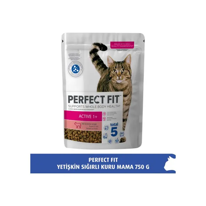 PERFECT FİT SIĞIR ETLİ YETİŞKİN KEDİ MAMASI 750GR