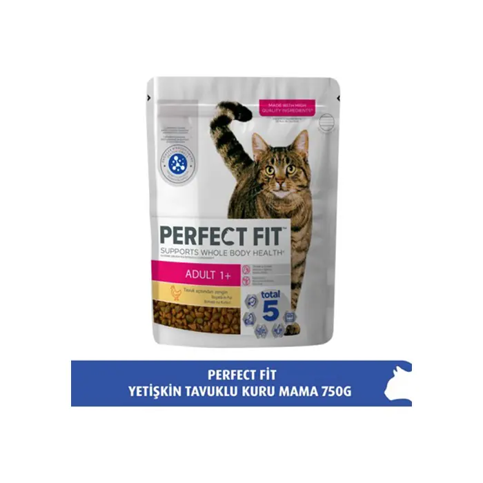 PERFECT FİT TAVUKLU YETİŞKİN KEDİ MAMASI 750 GR