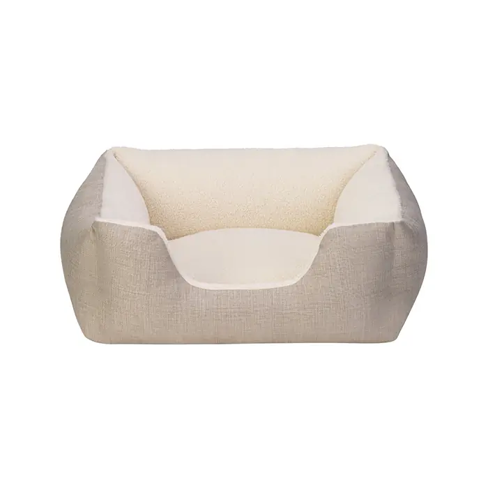 PET COMFORT ECHO KEDİ VE KÖPEK YATAĞI EKRU SMALL 60X50CM