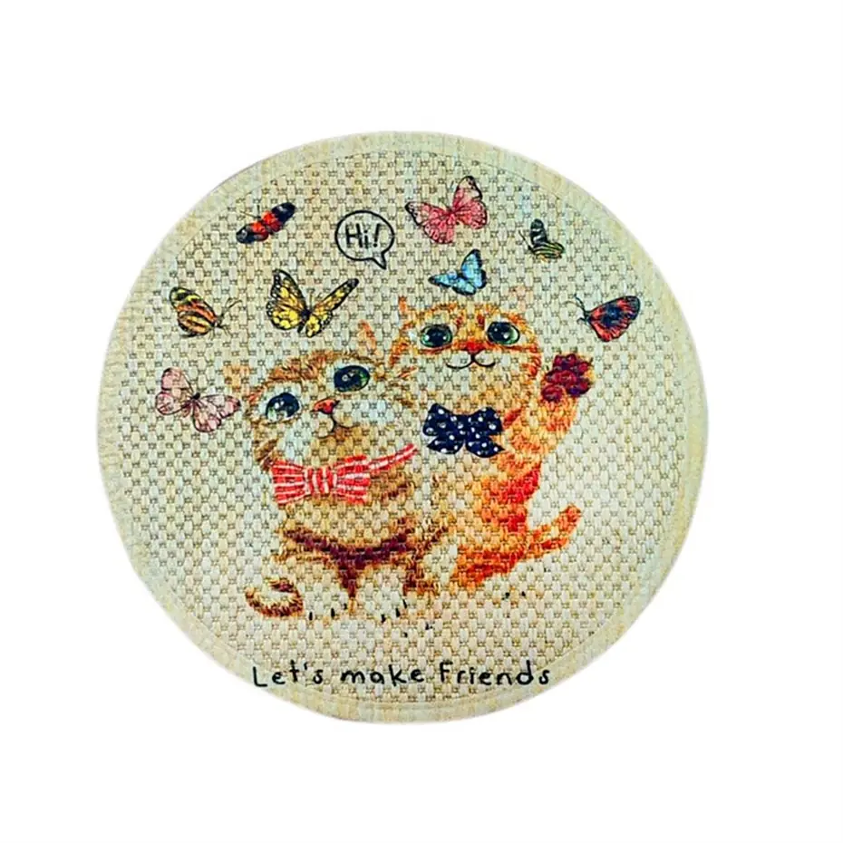 PET GROSS YUVARLAK KEDİ TIRMALAMA PASPASI 37X37CM
