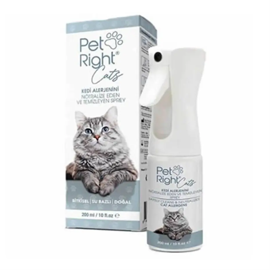 PET RİGHT KEDİ ALERJENİNİ ÖNLEYİCİ SPREY 200ML