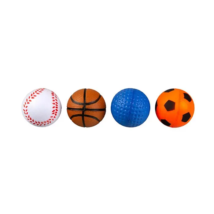 POLO PLASTİK KARIŞIK SPOR TOPU KEDİ OYUNCAĞI 4 CM