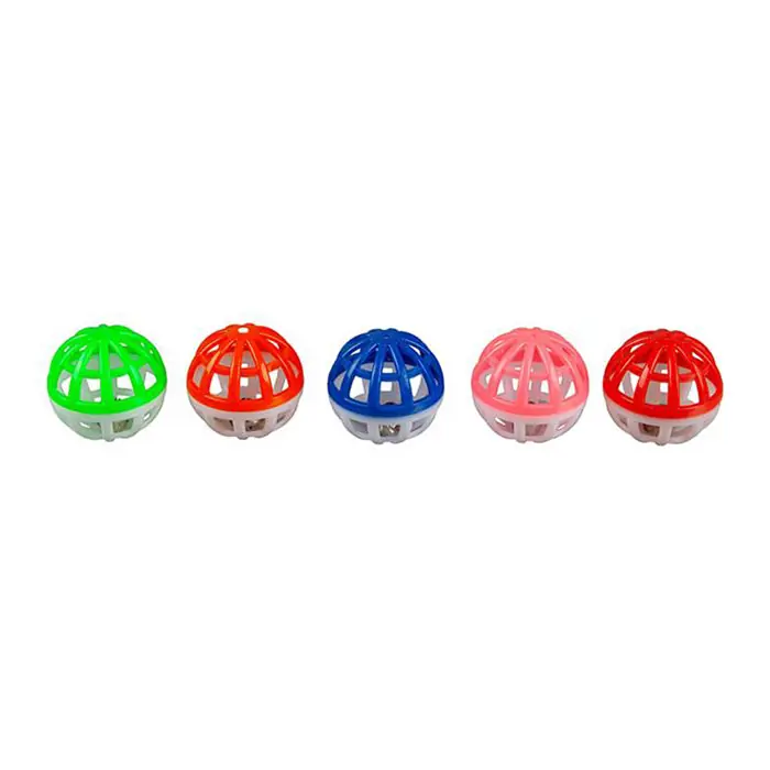 POLO PLASTİK ÇAPRAZ KAFES TOP KEDİ OYUNCAĞI 4 CM