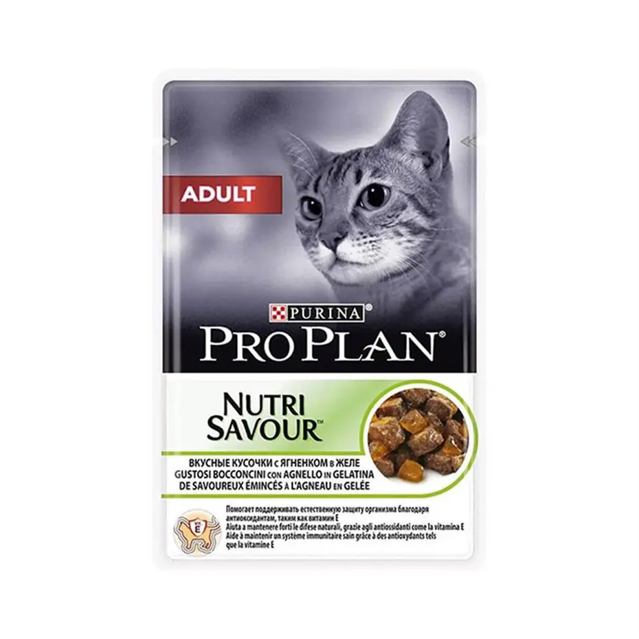 PRO PLAN KUZU ETLİ YAŞ KEDİ MAMASI 85 GR