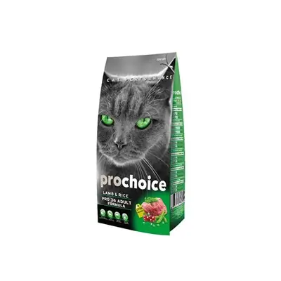 PROCHOİCE KUZU ETLİ PİRİNÇLİ YETİŞKİN KEDİ MAMASI 15 KG