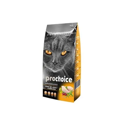 PROCHOİCE KISIRLAŞTIRILMIŞ TAVUKLU PİRİNÇLİ YETİŞKİN KEDİ MAMASI 2 KG