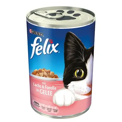 PURİNA FELİX SOMONLU ALABALIKLI KEDİ KONSERVESİ 400 GR