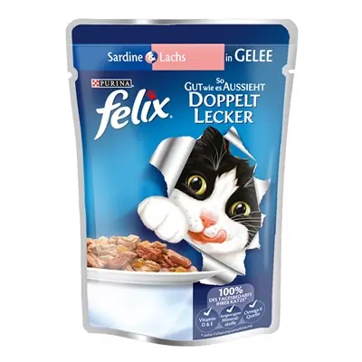 PURİNA FELİX SOMONLU VE SARDALYALI KEDİ ISLAK MAMASI 100 GR