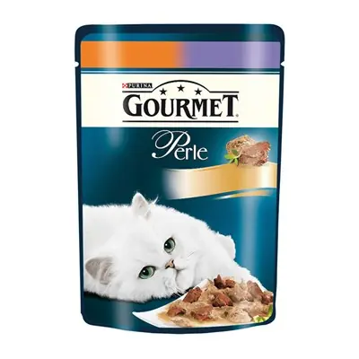PURİNA GOURMET PERLE IZGARA KUZU ETLİ VE HİNDİ ETLİ YAŞ MAMA 85 GR