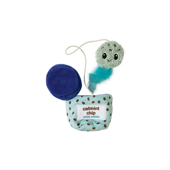 QUİRKY KİTTY MİCE CREAM HİDE A TOY KEDİ OTLU KEDİ OYUNCAĞI