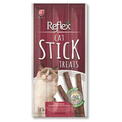 REFLEX CİĞERLİ KEDİ ÖDÜL ÇUBUĞU 5 GR 3 ADET