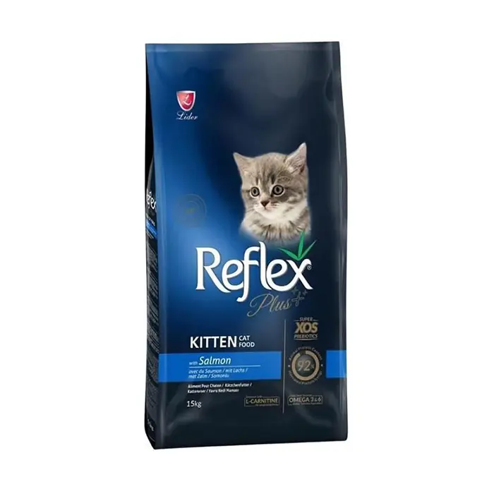 REFLEX PLUS KİTTEN SOMONLU YAVRU KEDİ MAMASI 15 KG