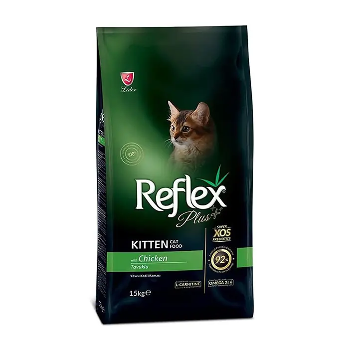 REFLEX PLUS KİTTEN TAVUKLU YAVRU KEDİ MAMASI 15 KG