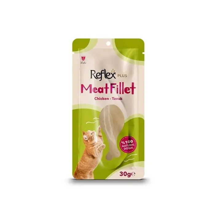 REFLEX PLUS NATURAL TAVUK FİLETO KEDİ ÖDÜL MAMASI 30GR