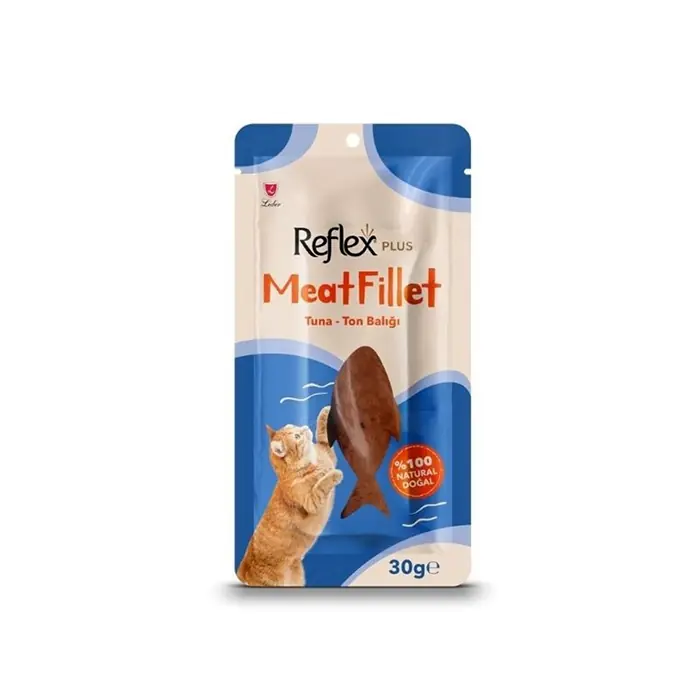 REFLEX PLUS NATURAL TON BALIĞI FİLETO KEDİ ÖDÜL MAMASI 30GR
