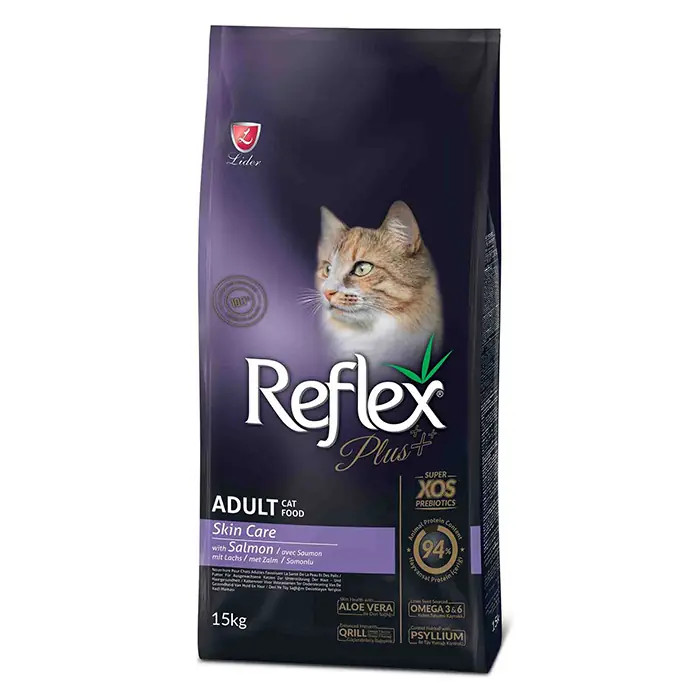 REFLEX PLUS SKİN CARE SOMON BALIKLI YETİŞKİN KEDİ MAMASI 15 KG